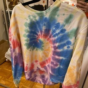 Abercrombie and Fitch tie-dye sweatshirt